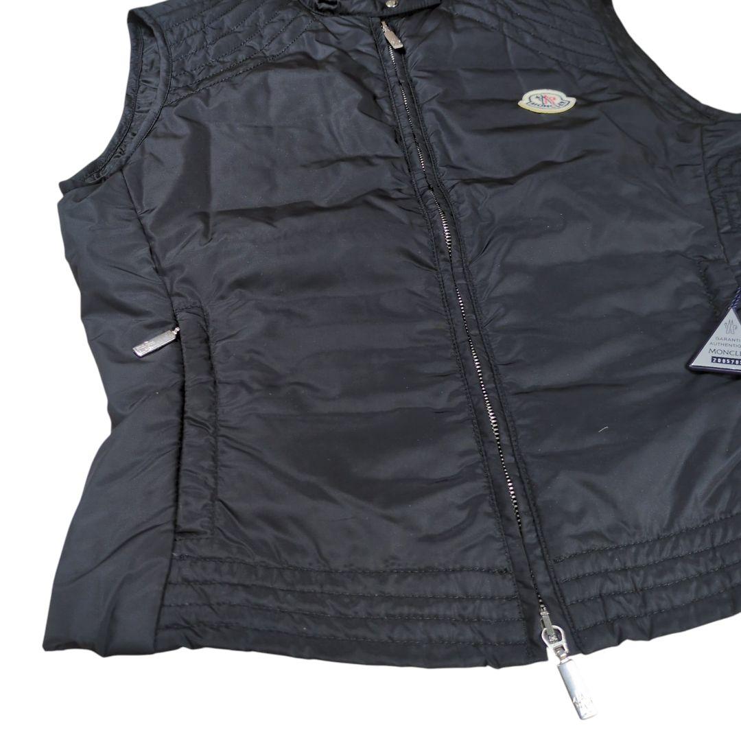 【タグ付】MONCLER ロゴワッペン キルティング ダウンベスト