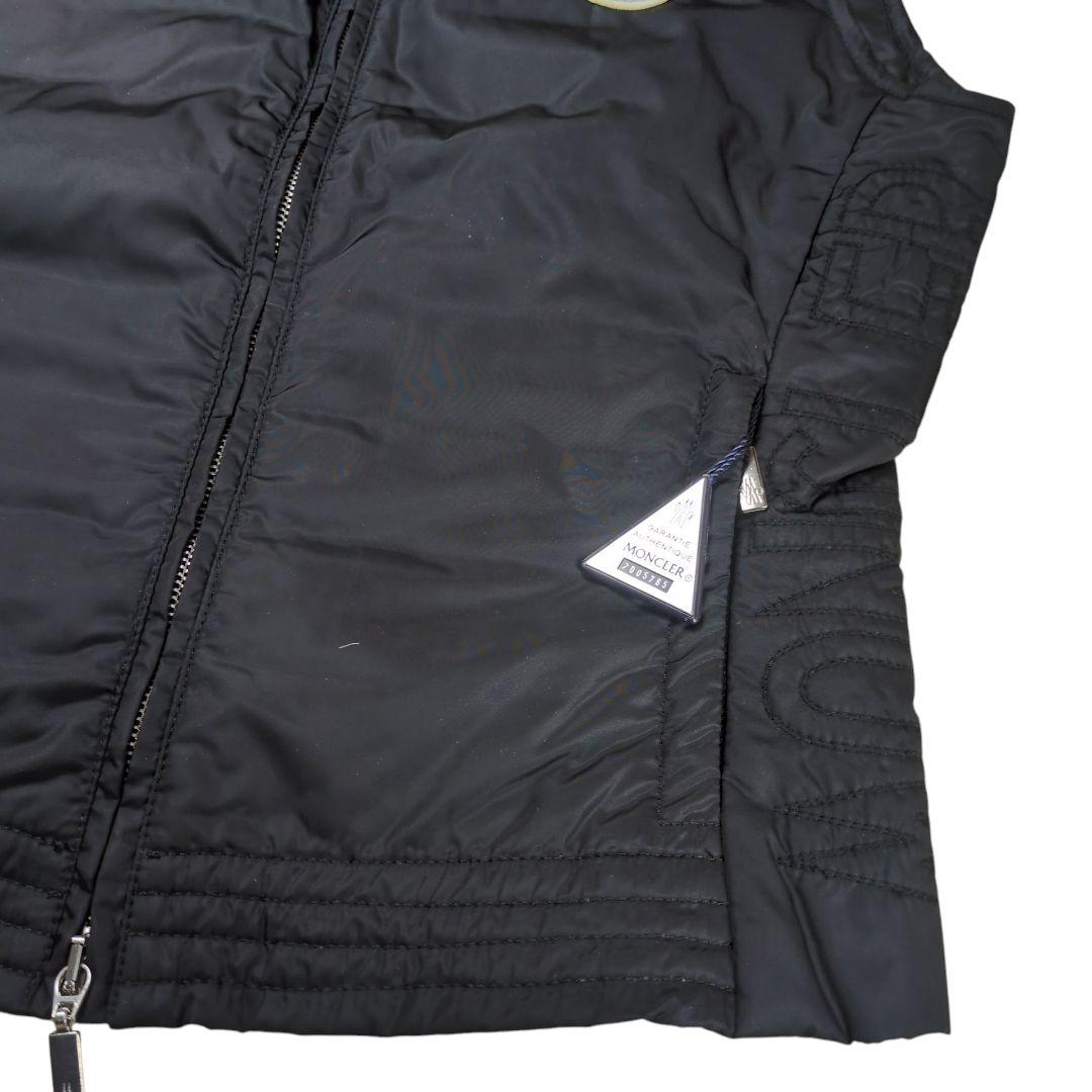 【タグ付】MONCLER ロゴワッペン キルティング ダウンベスト