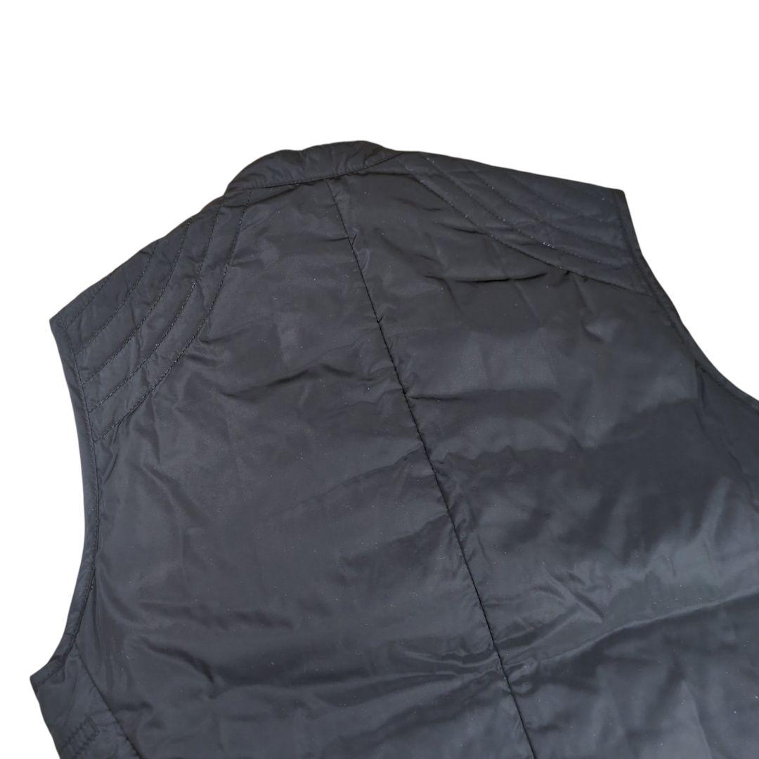 【タグ付】MONCLER ロゴワッペン キルティング ダウンベスト