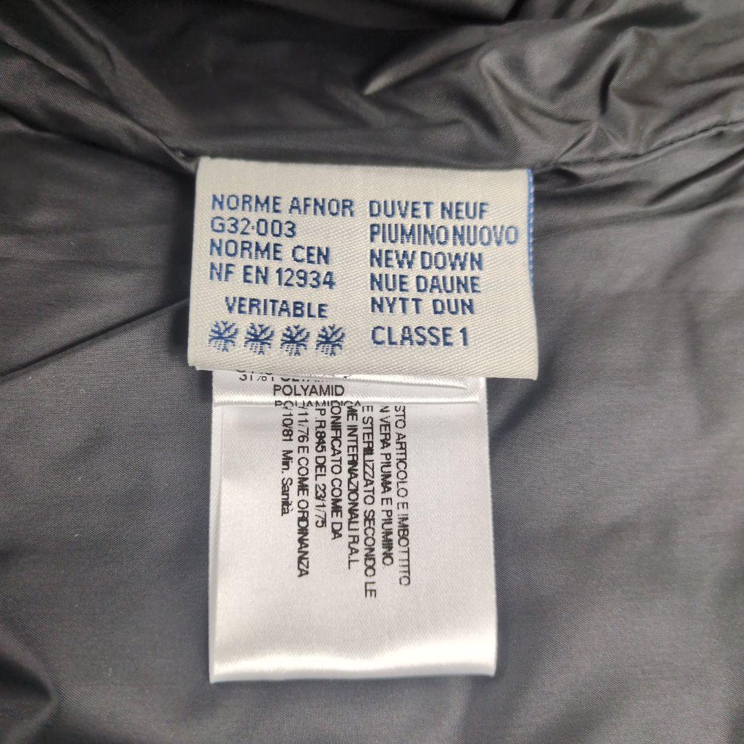 【タグ付】MONCLER ロゴワッペン キルティング ダウンベスト