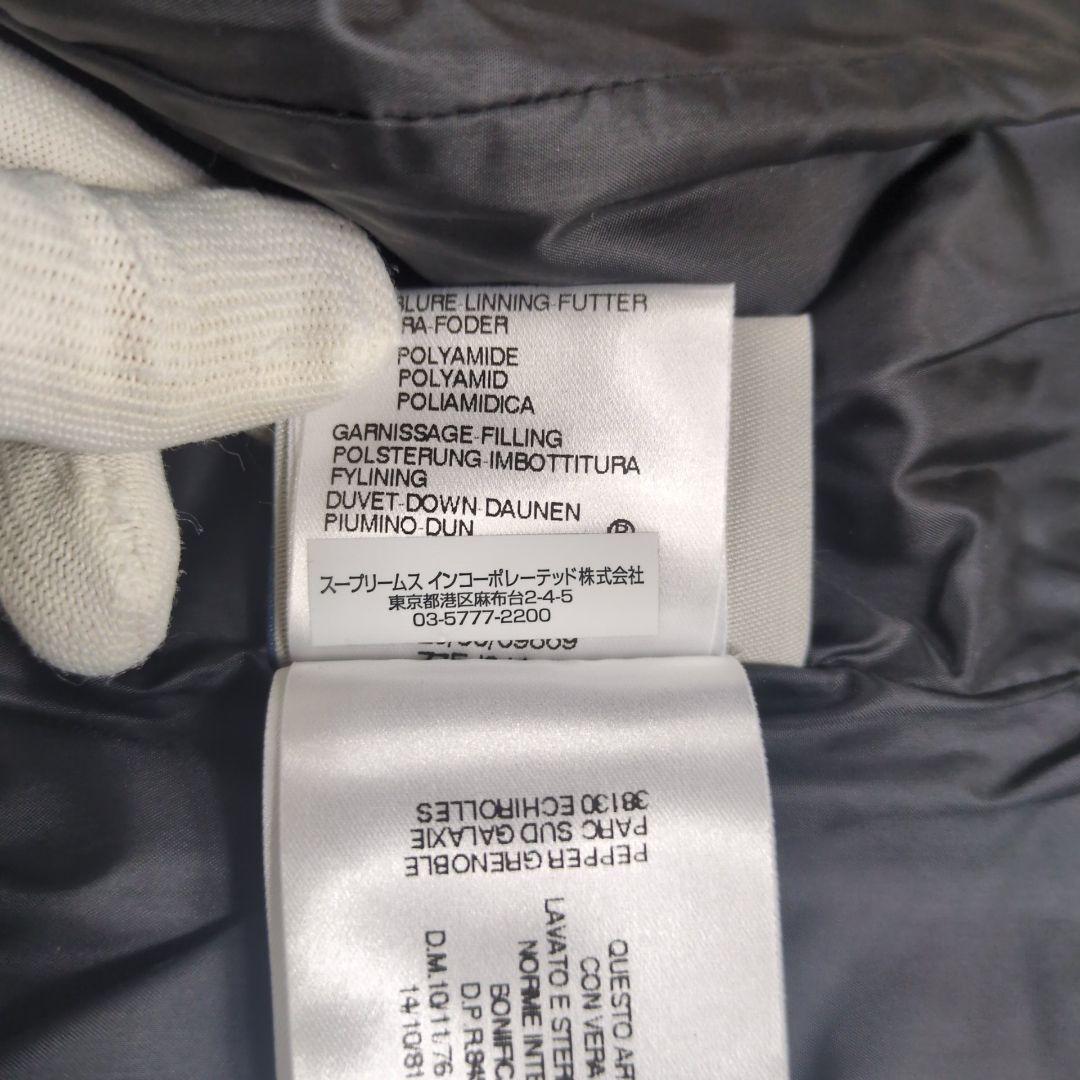 【タグ付】MONCLER ロゴワッペン キルティング ダウンベスト