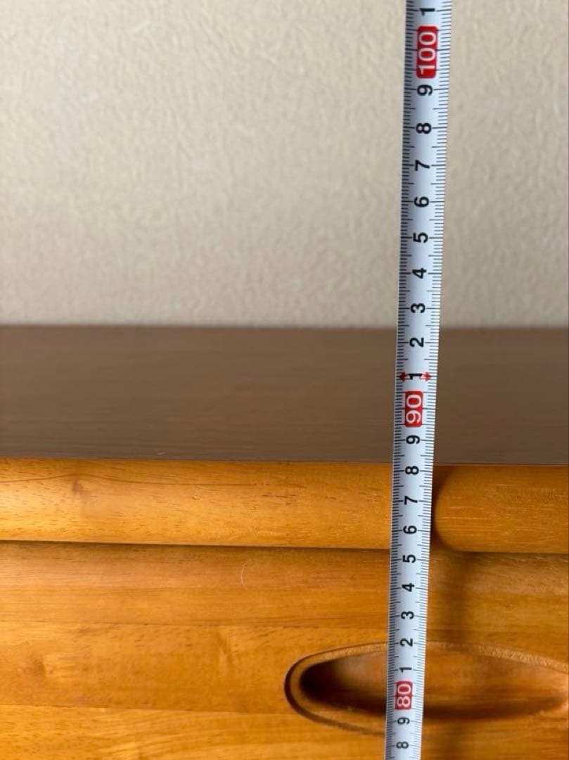 ナチュラルウッド 木製チェスト　引き出し多数【120✖️40✖️88】 たのメル便