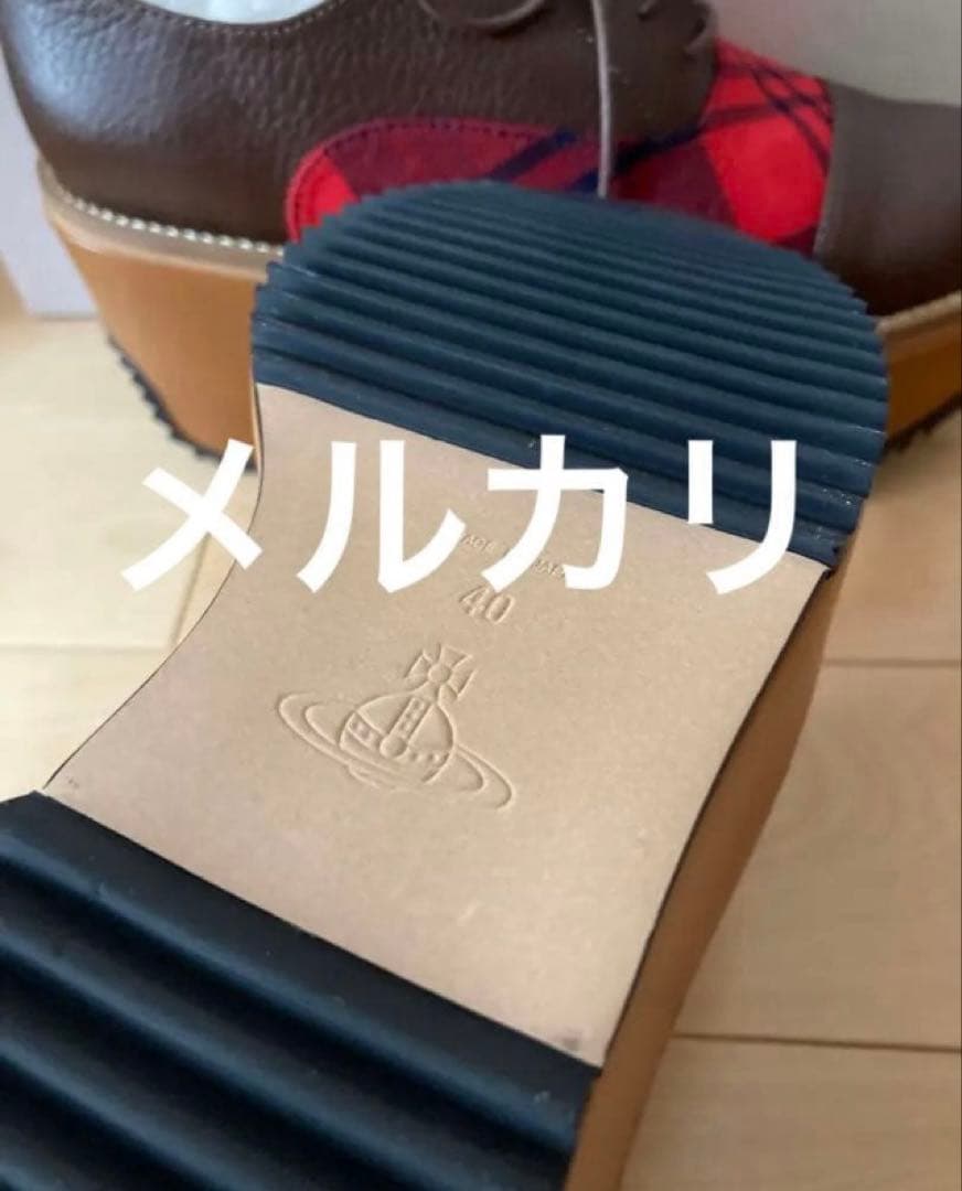 【あいか】Vivienne Westwood チェック靴ヴィヴィアン新品
