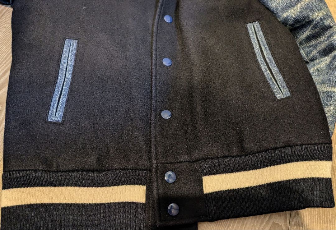 DENIM BY VANQUISH & FRAGMENT スタジャン サイズ L