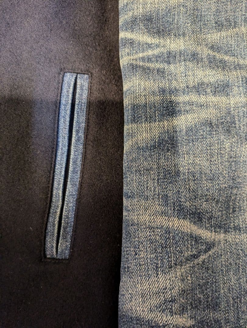 DENIM BY VANQUISH & FRAGMENT スタジャン サイズ L