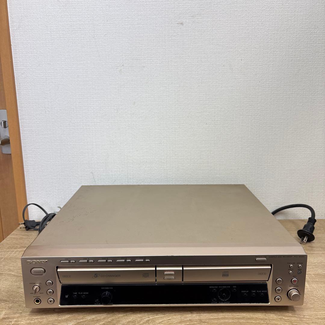 ソニー SONY コンパクトディスクレコーダー RCD-w500C