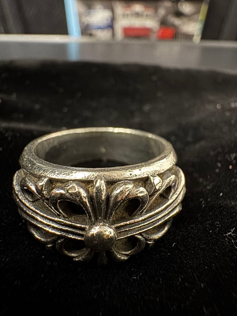 クロムハーツ　フローラルクロスリング