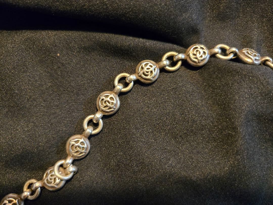 稀少 クロームハーツ SHORT-Sフラワーボールウォレットチェーン