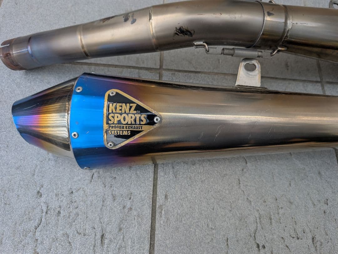 GSX1300R ハヤブサ KENZ SPORTS チタンスリップオンマフラー