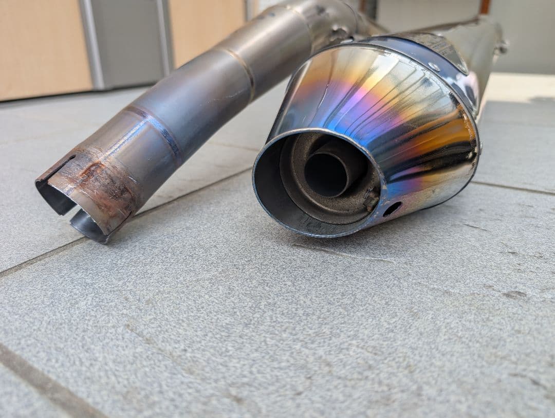 GSX1300R ハヤブサ KENZ SPORTS チタンスリップオンマフラー