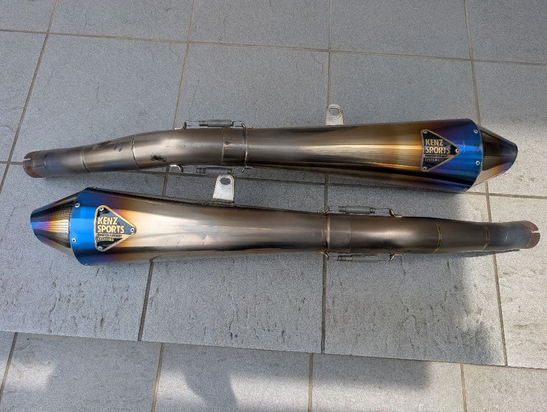 GSX1300R ハヤブサ KENZ SPORTS チタンスリップオンマフラー