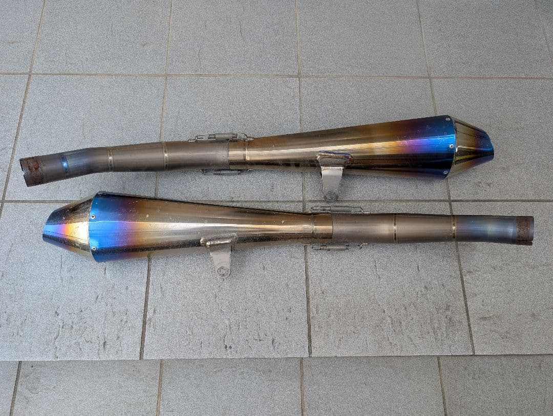 GSX1300R ハヤブサ KENZ SPORTS チタンスリップオンマフラー