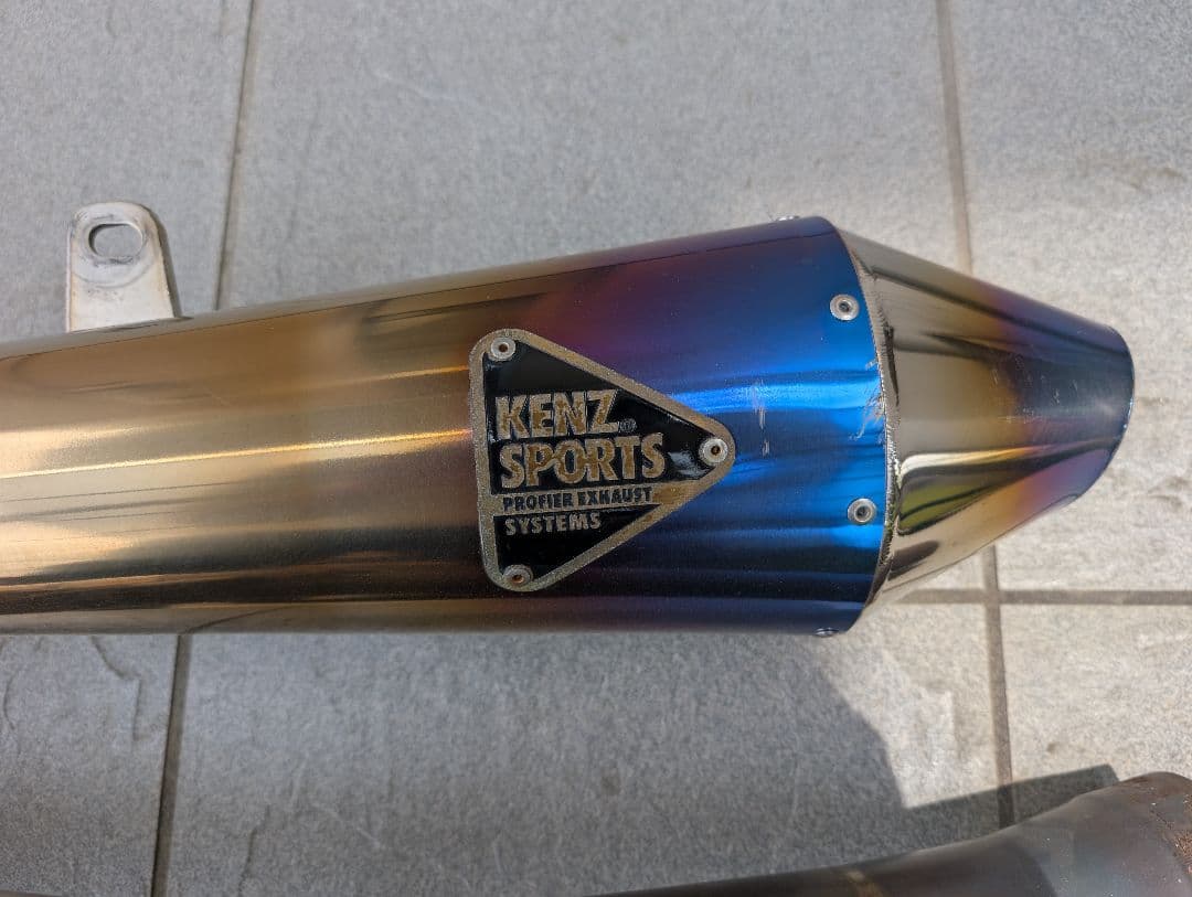GSX1300R ハヤブサ KENZ SPORTS チタンスリップオンマフラー