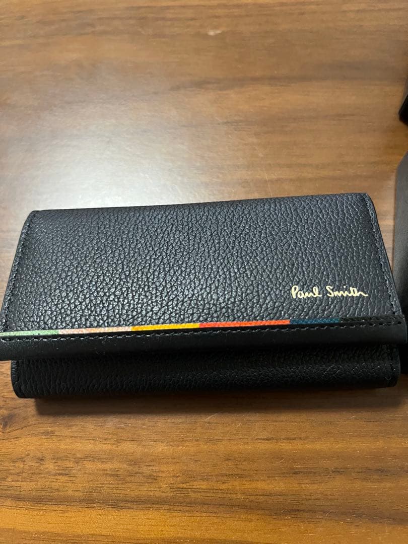 【新品未使用】ポールスミス キーケース/鍵入れ　ブラック