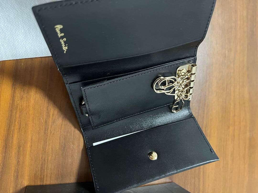【新品未使用】ポールスミス キーケース/鍵入れ　ブラック