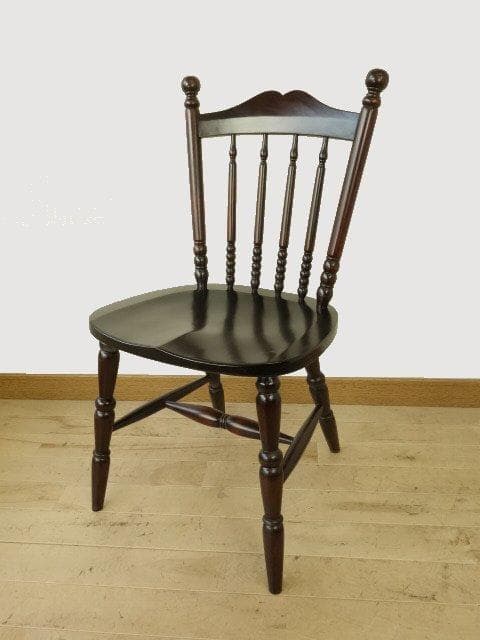 北海道民芸家具　HM６２６　椅子　再塗装済　ＵＳＥＤ