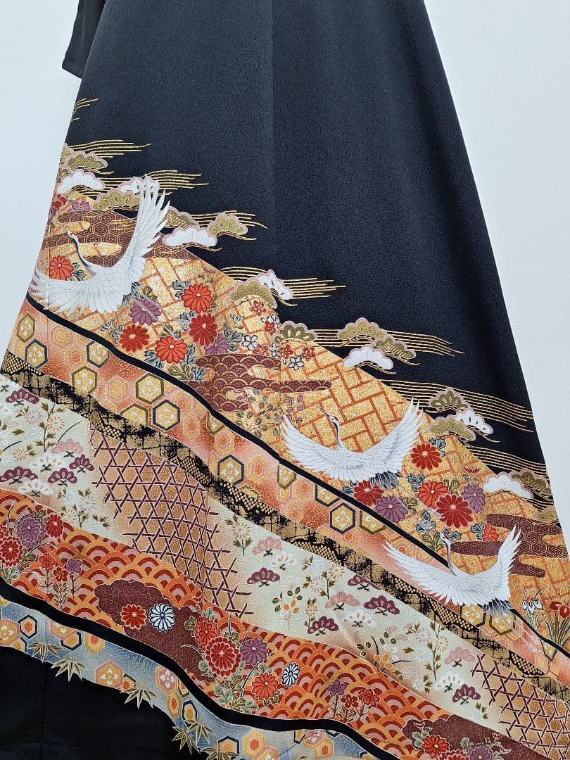 着物リメイクワンピース3618