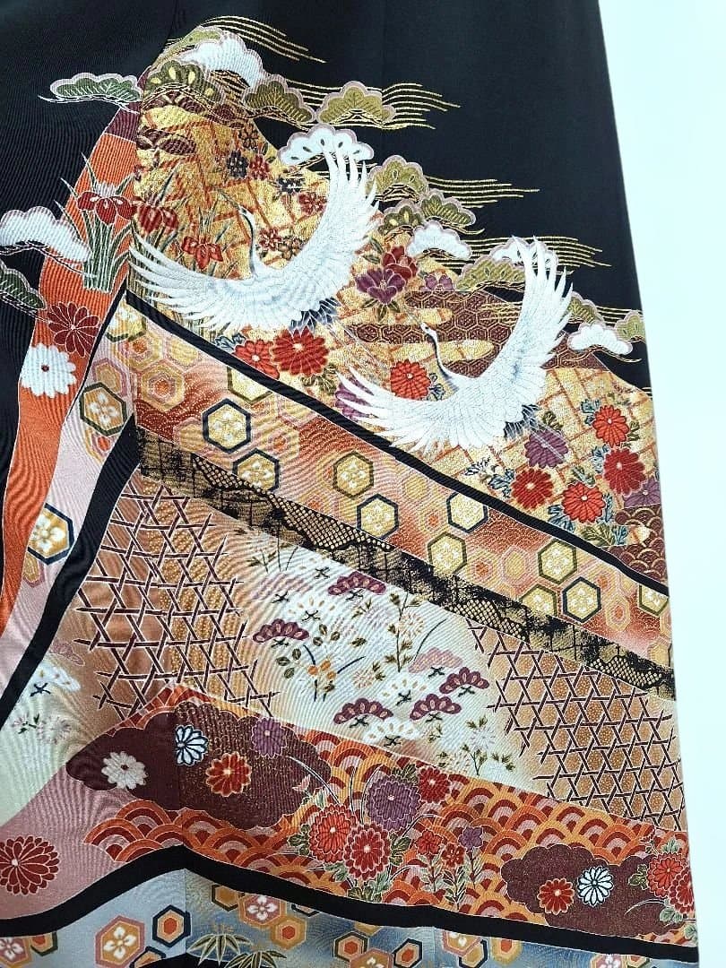 着物リメイクワンピース3618