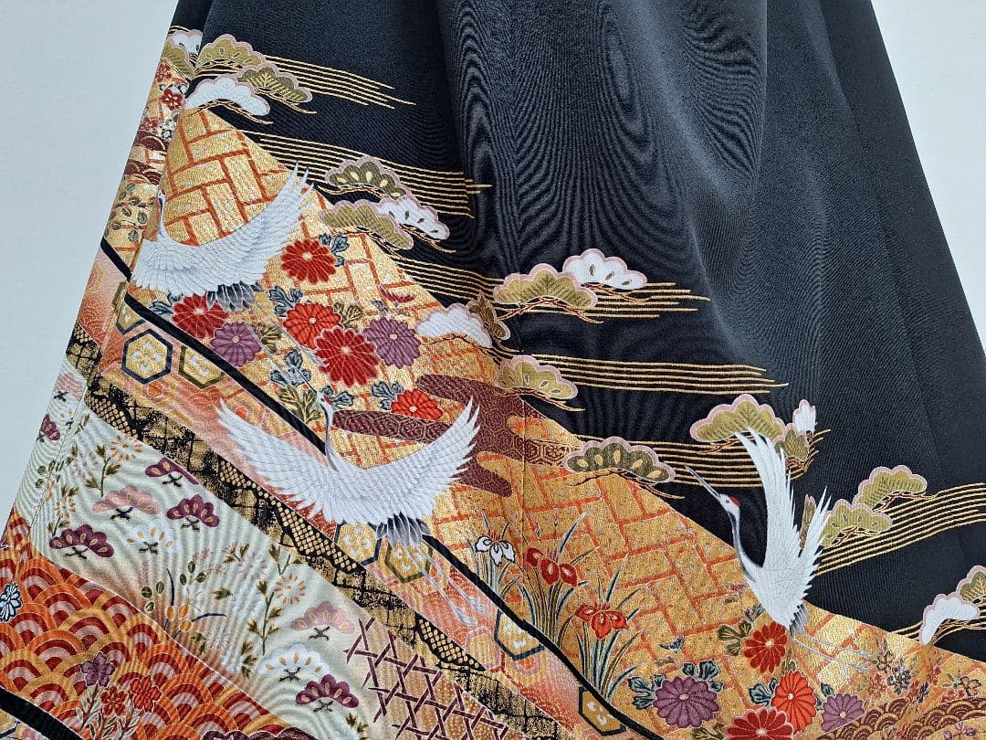 着物リメイクワンピース3618