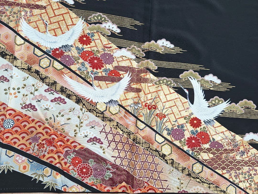 着物リメイクワンピース3618