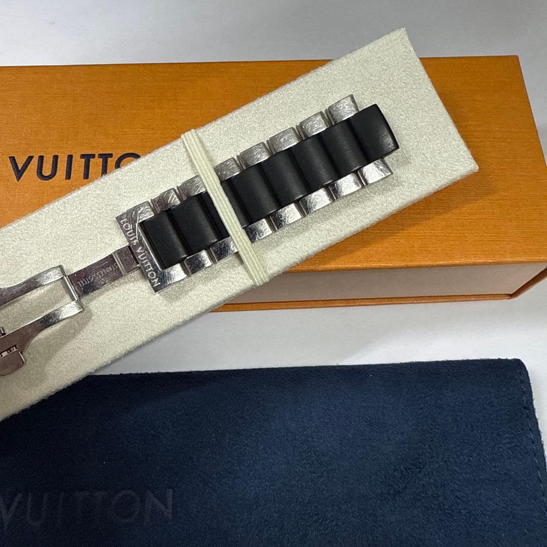 ムラサキ　ルイヴィトン　時計　メタルベルト