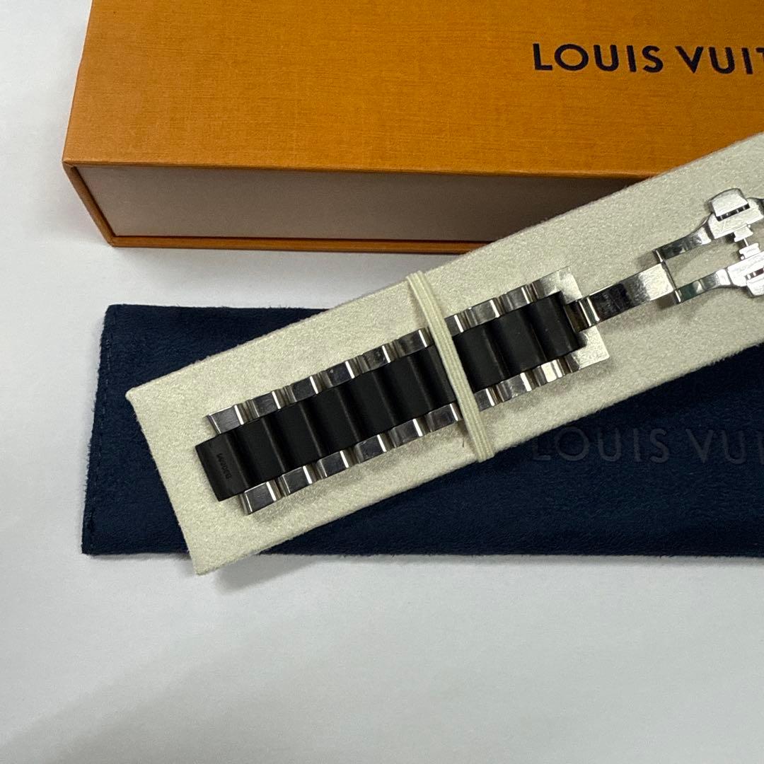 ムラサキ　ルイヴィトン　時計　メタルベルト