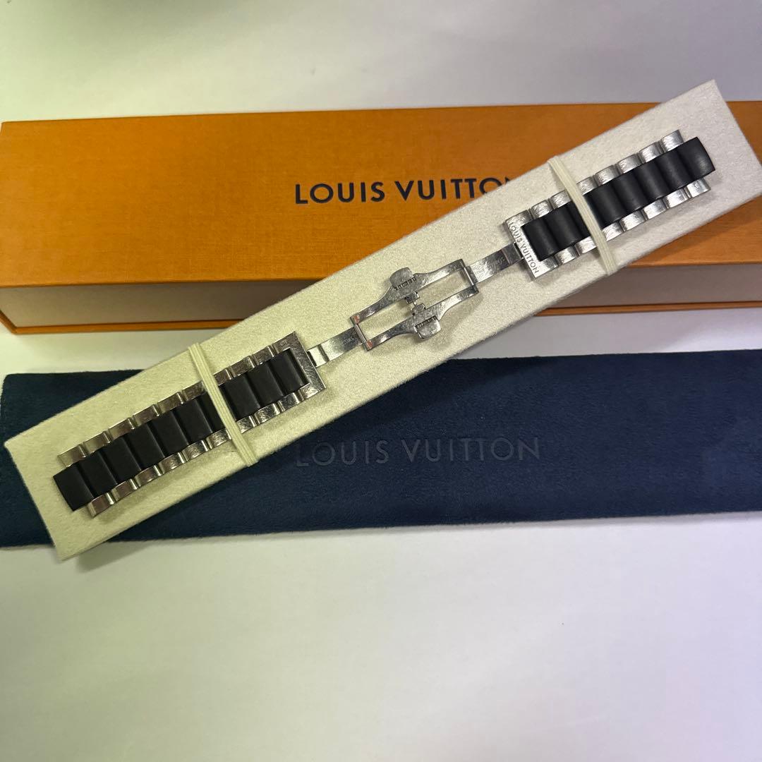 ムラサキ　ルイヴィトン　時計　メタルベルト