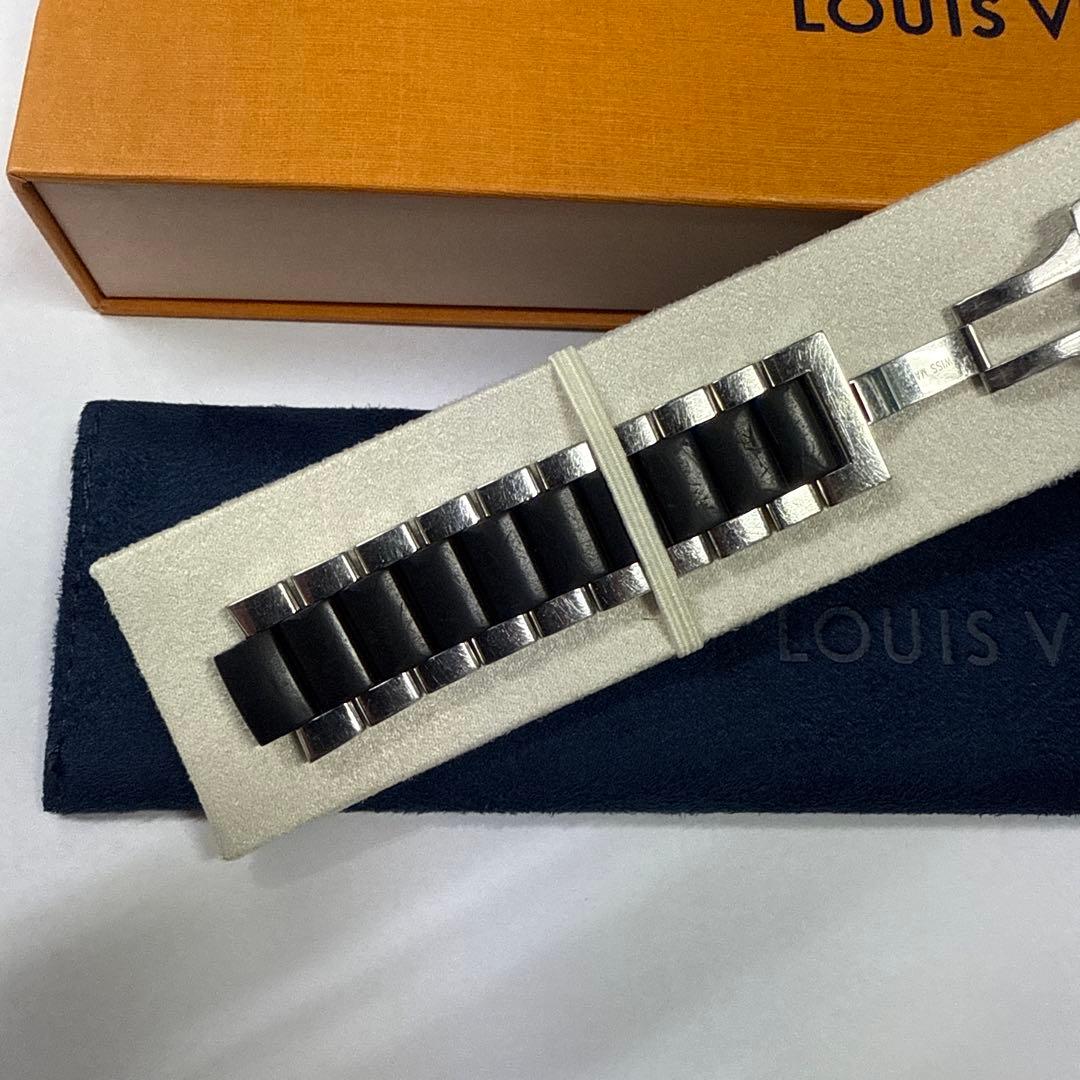 ムラサキ　ルイヴィトン　時計　メタルベルト