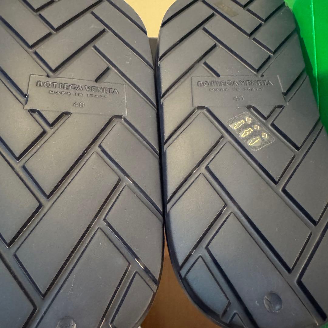 新品未使用　BOTTEGA VENETA ネイビー メンズ　サンダル　スリッパ