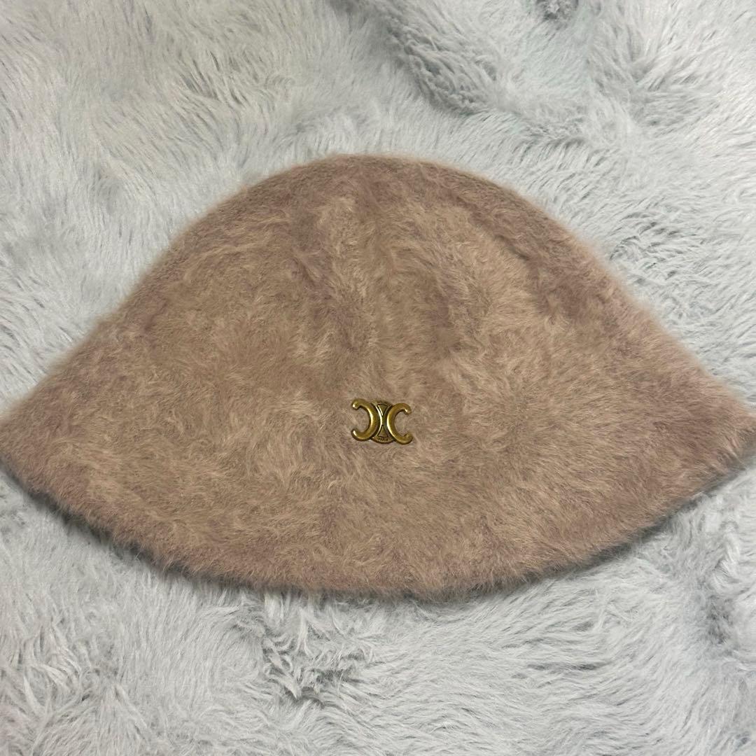 CELINE セリーヌ バケットハット ベージュ キャップ