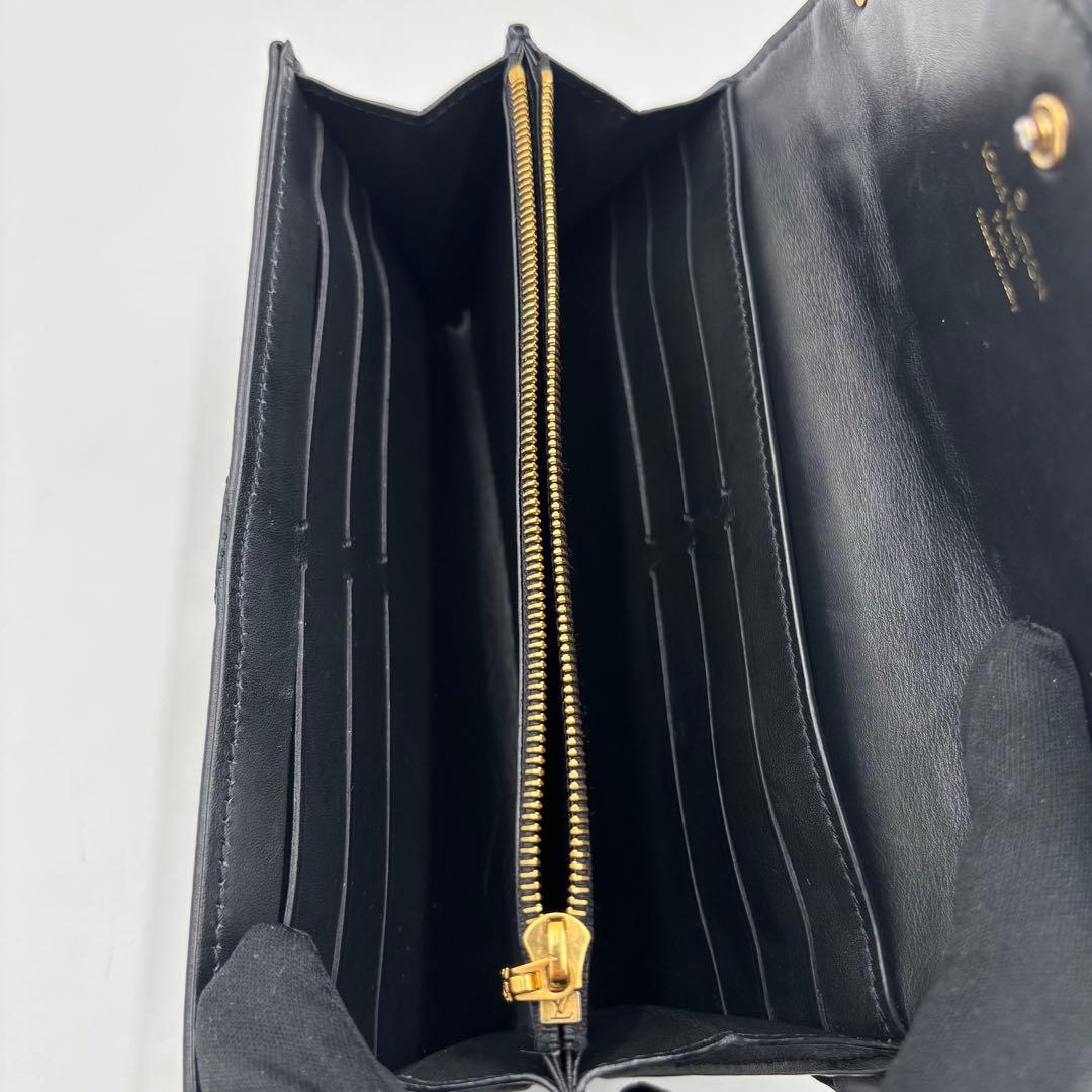 ルイヴィトン ニューウェーブ レザー 長財布　M63298 ブラック