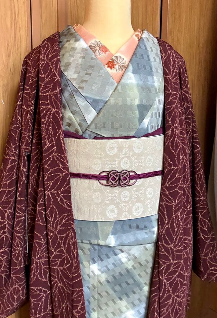 ◆着物　正絹　小紋　丈長め　　　　　　今月のお勧め♪