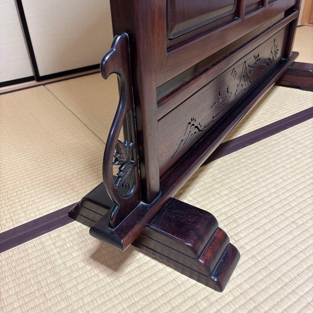 【衝立】ついたて　目隠し　アンティーク家具