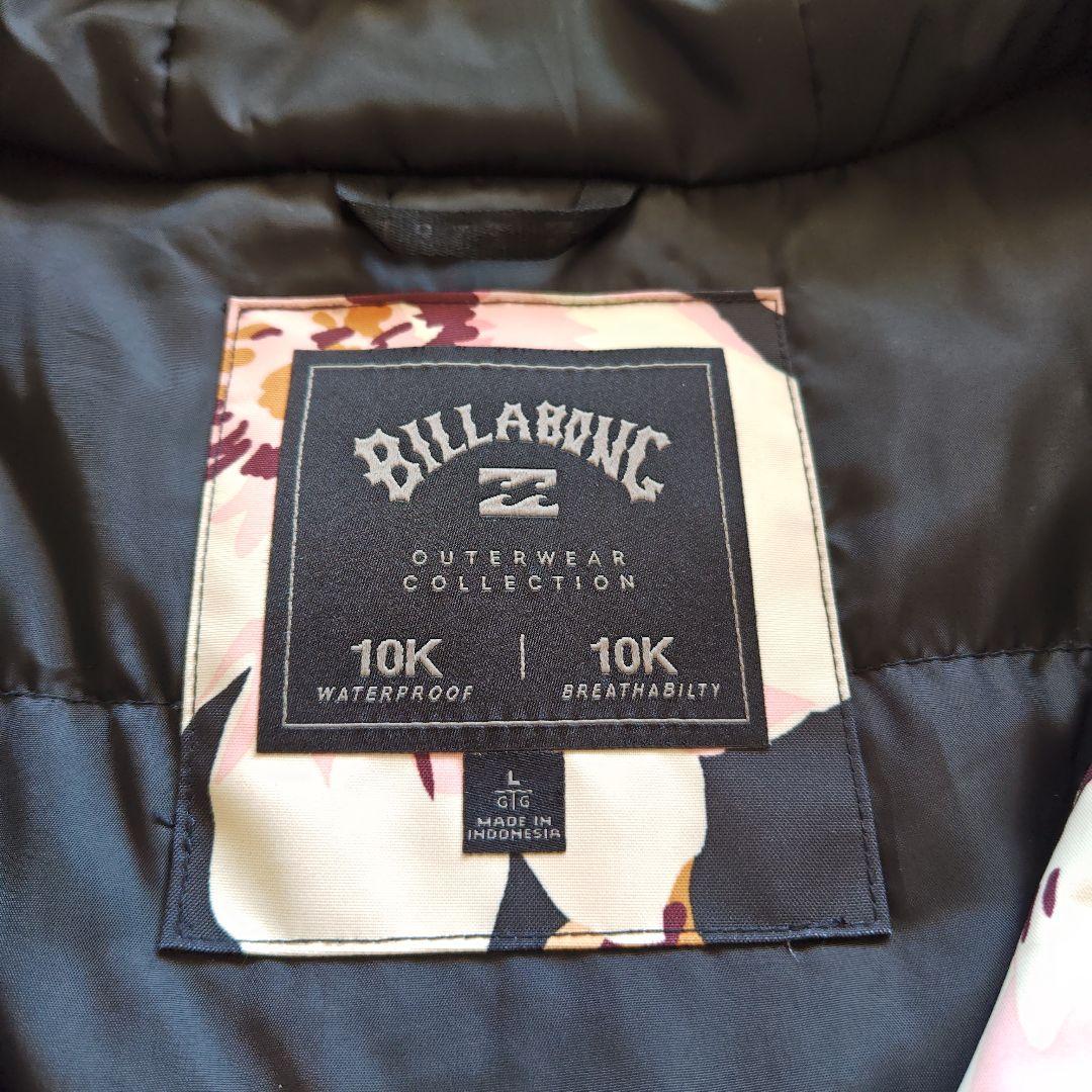 美品 ビラボン スーラジャケット スノボ スキー 花柄 L 定価2.75万