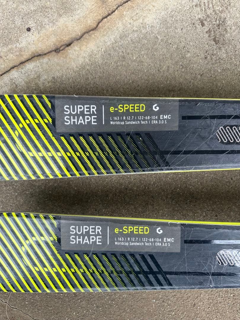 HEAD SUPER SHAPE e-SPEAD 21-22モデル163cm