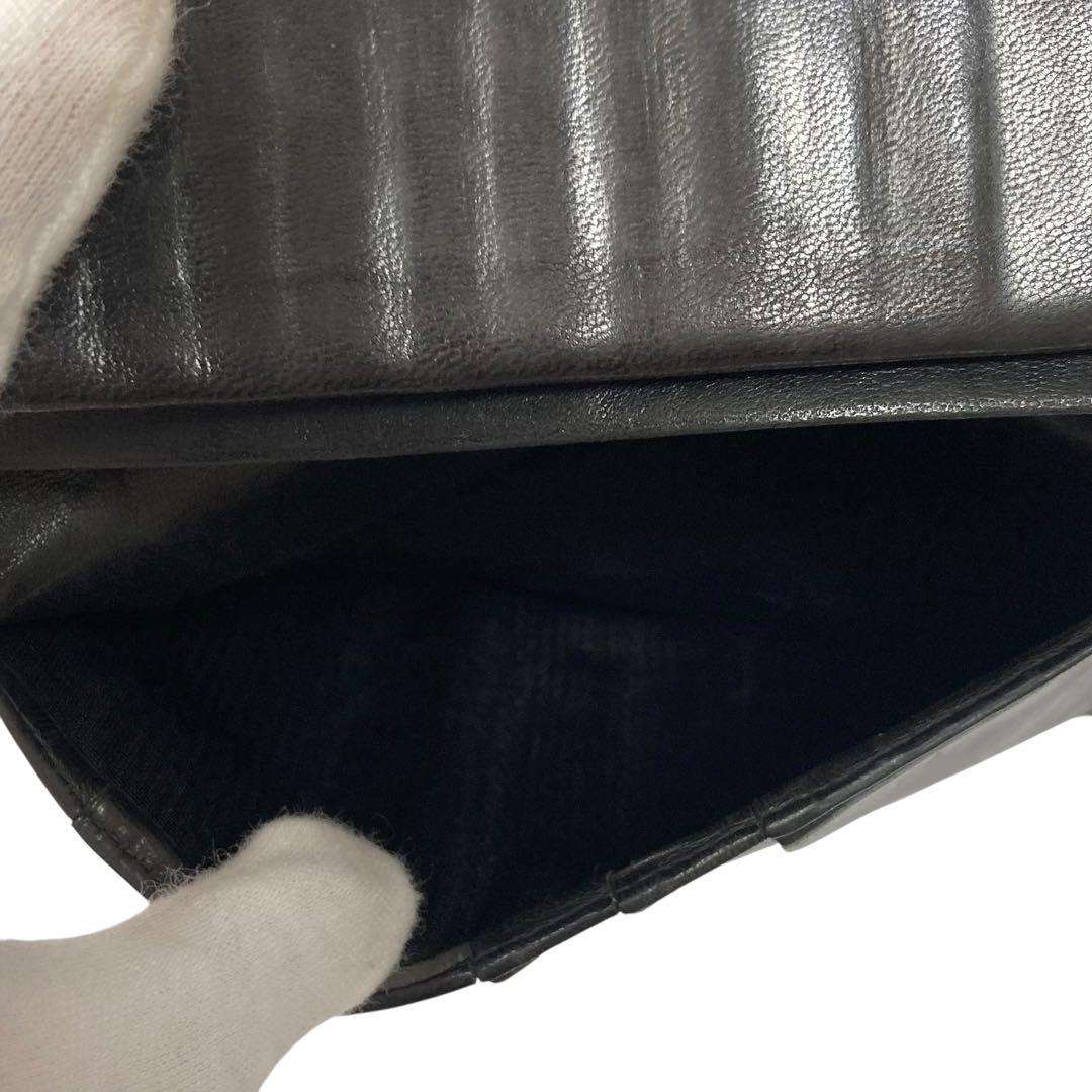 シャネル CHANEL ビコローレ 長財布 折財布 ココマーク