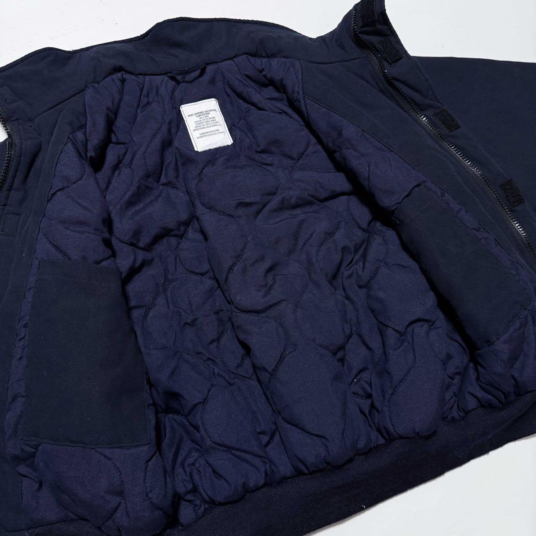 【US NAVY】アメリカ海軍 シップボートジャケット アラミド ミリタリー 紺