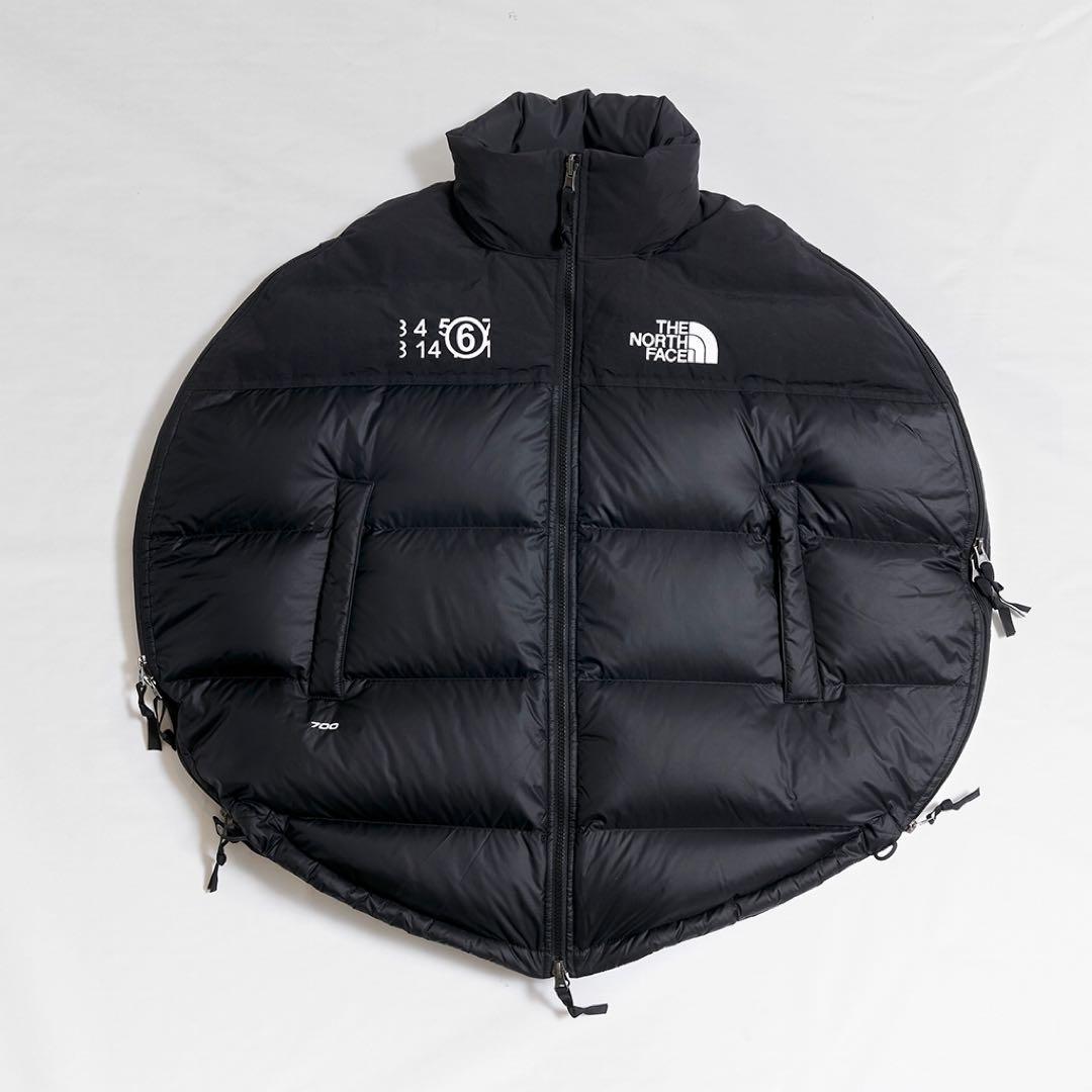 MM6 × NORTH FACE ヌプシ ダウン ノースフェイス 黒 XS
