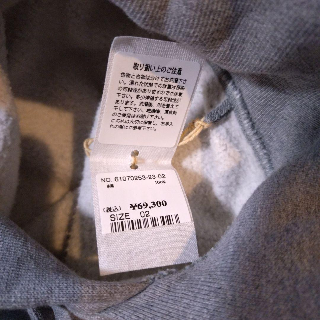 【未使用タグ付】45Rコノッキ君ベタッチプリントの908裏毛フーディ (トップ)