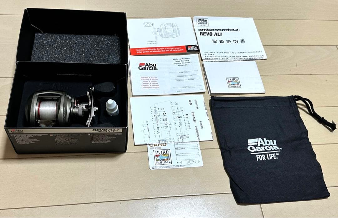 アブガルシアREVO ALT レボ ALT 6.4:1 シャロースプールセット