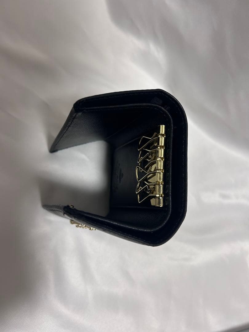 Vivienne Westwood ブラック レザー キーケース