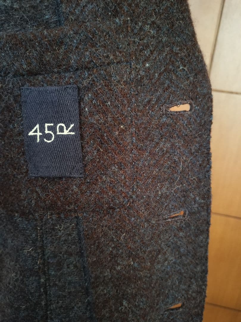 大幅値下げ！美品 45R シェットランドジャケット 3日本製 定価64900円