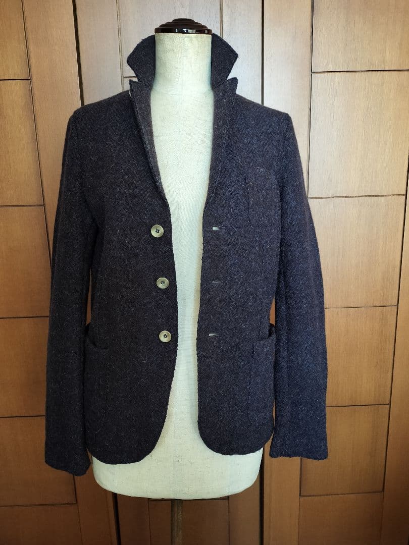 大幅値下げ！美品 45R シェットランドジャケット 3日本製 定価64900円