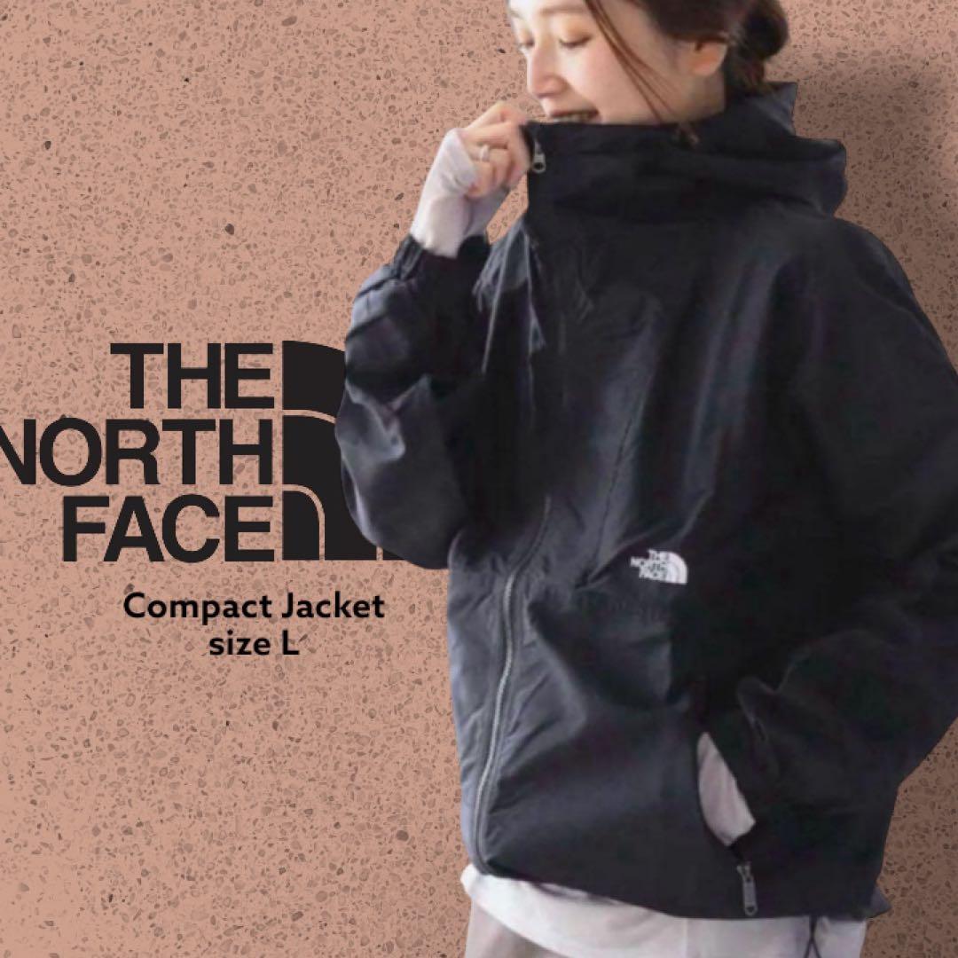 【美品】ノースフェイス コンパクトジャケット　NPW71530 K ブラック　L