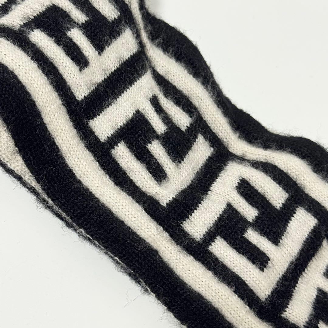 FENDI フェンディ ヘアバンド ズッカ FXS385 ウール