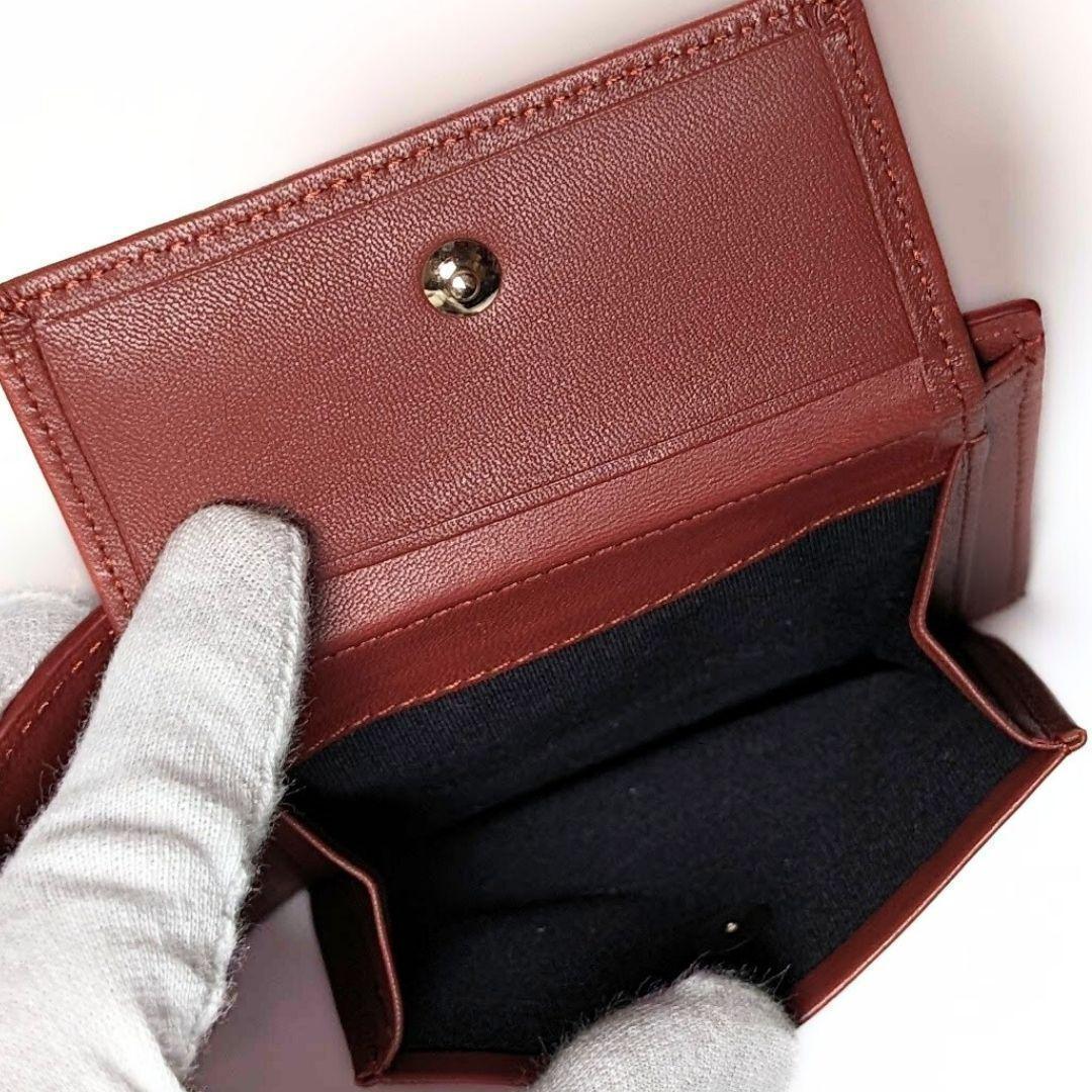 新品✨ポールスミス✨Paul Smith ストライプ 折り 財布 メンズ 本革