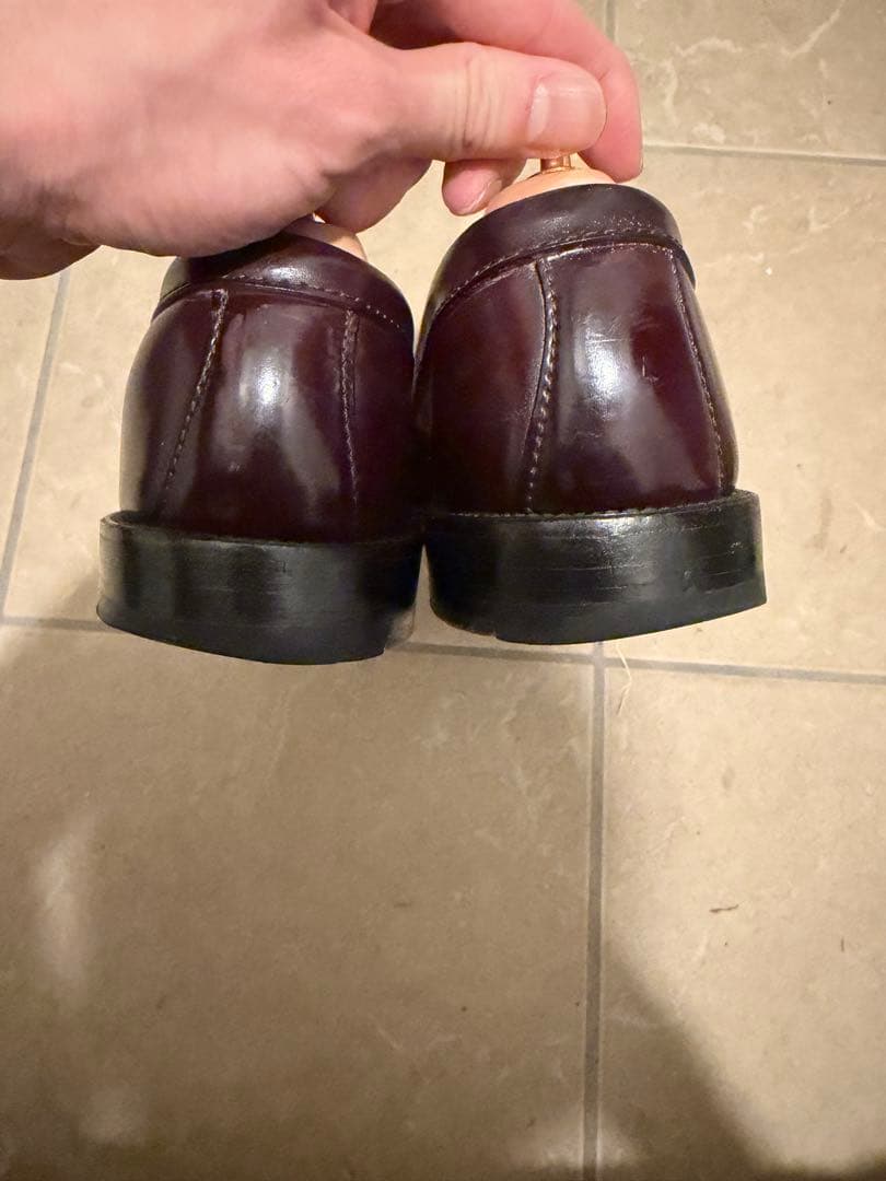 Alden オールデン　コードバン　ローファー　バーガンディ