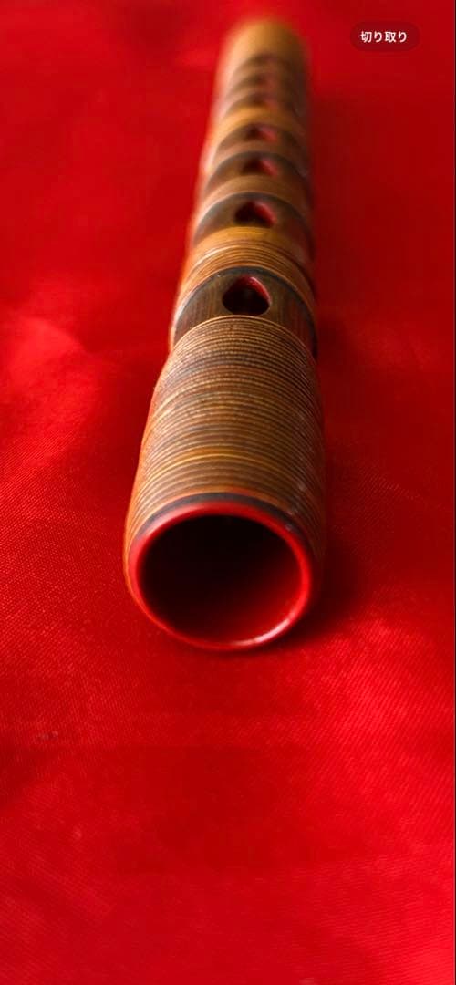 篳篥 煤竹製 籐巻き(雅楽 和楽器 笙 龍笛 能管 神楽笛)