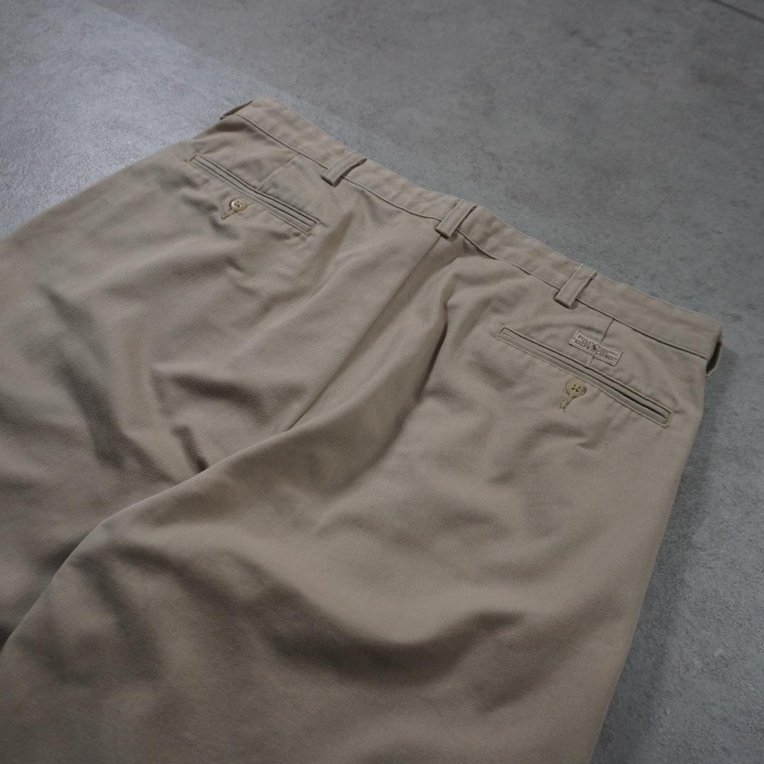 PoloRalphLauren 90s ポロチノANDEW 2タックチノパン古着
