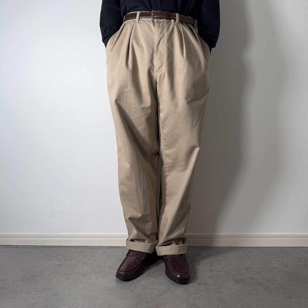 PoloRalphLauren 90s ポロチノANDEW 2タックチノパン古着